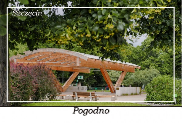 Pogodno, plac i scena im. Waleriana Pawłowskiego przy ulicy Brodzińskiego. Pogodno, plac i scena im. Waleriana Pawłowskiego przy ulicy Brodzińskiego.