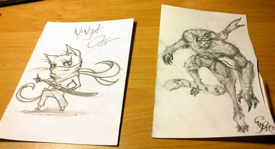Wspieram.to Ninja Cat and Zombie Dinosaurs PowerPack